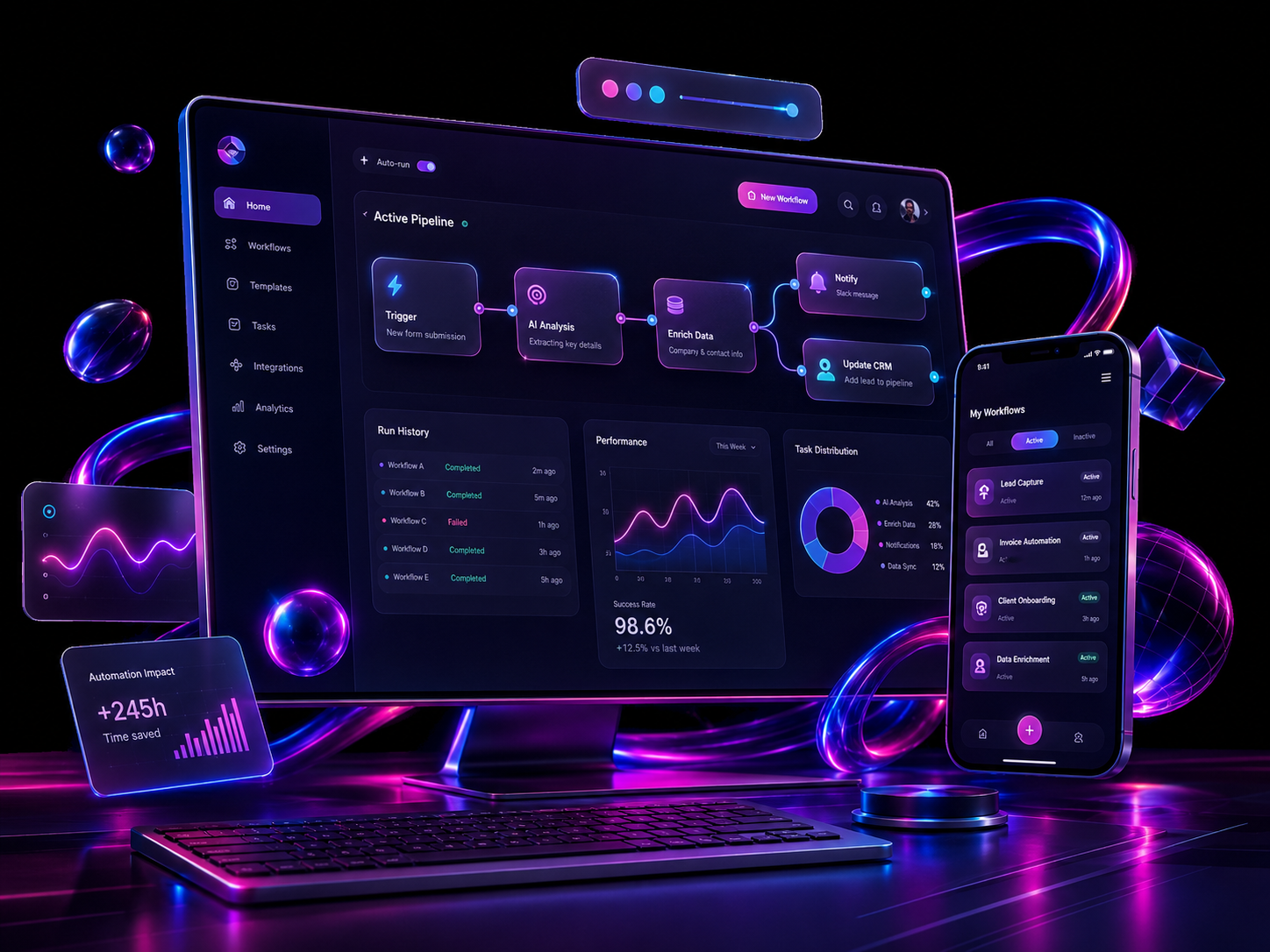 Interface do projeto NextFlow